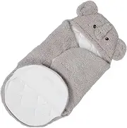 ibasenice Girl Blankets Girl Blanket Sleep Sack Swaddle Sleep Bag for Sleep Swaddle Swaddle Boy Swaddle Polyester Light Grey