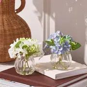 Artificial Mini Hydrangea in Vase [MUSHMHYVW25]