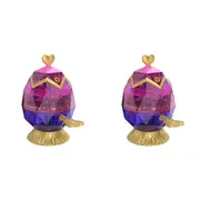 2PK FunLockets Secret Crystal Jewellery Storage Box Egg Interactive Toy Kids 5y+