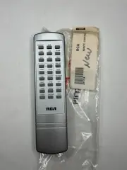 RCA RS2005 Compact Shelf Stereo System Replacement Remote Control Silver OEM NOS