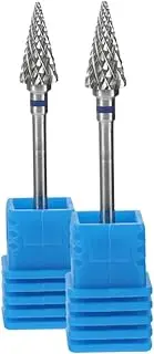MUCKLILY 2pcs Nail Polish Tool Manicure Bits Gel Nail Bits Cuticle Manicure Drill Bits Cuticle Tools Gel Nail Tools Drill Bits Head Cuticle File Tools Nail Polishing Drill Bit