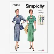 Retro Chic Dress Sewing Kit - Sizes 16-24, Multicolor (Code S9465)