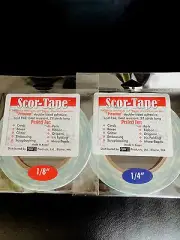 FUN PACK! Scor-Tape Adhesive - 1 each 1/8" and 1/4" Scor-Pal FREE SHIPPING!!!
