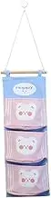 JSEIAJB Large Capacity Storage Bag Hanging Bag Wall Hanging Wall Hanging Underwear Storage Bag Describe:(White-Dinosaur Doodle4)