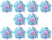 [Ｓｉｍｈｏａ] 2x 10Pcs Guessing Boxing Toy Scissors Rock Paper Keychain,Party Favors,Children Battle Game Guessing Game for Boys,Babies,Teens