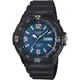 CASIO 卡西歐 DIVER LOOK 潛水運動風手錶-藍x黑 MRW-200H-2B3VDF