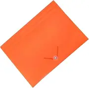 COHEALI 1pc Organ Bag A Document Bag Office Storage Folder Orange File Bag File Storage Pouch Folder Office File Folder Material File Holder Storage A4 Pp