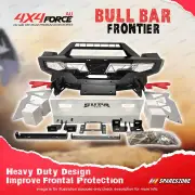 4X4FORCE Frontier Bull Bar Front Bumper U Loop & Tow Points for Ford Ranger T7