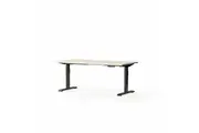 OL Klass Electric Height Adjustable Desk - New Oak Matte Top Black Fame