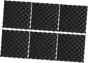 LRXIYODE 6Pcs Sound Dampening Pad Self Adhesive Acoustic Panels for Sound Absorption for Home Workshops and Living Spaces High Density Fireproof Design