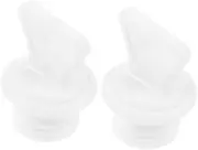 2pcs Hot Water Bottle Plug Hot Water Sack Lid Hot Water Sack Plugs Hot Water Sack Stopper Leakproof Sealing Plugs Hot Water Bag Stopper Replacement Stopper for Hot Water Bags White