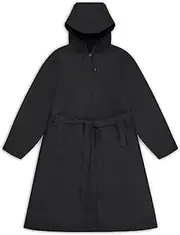 [RAINS] A-Line Longer Jacket, Elegant and Lightweight Raincoat for Women - Waterproof, Windproof, & Breathable