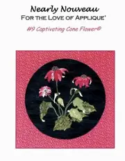 Nearly Nouveau Applique Pattern by For the Love of Applique #9
