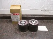 BOX OF 25 NEW Flexovit A0390 Grinding Wheel Type 27 3/8" Arbor 1/4" Thick 4" Dia