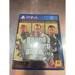 PS4☆二手品☆俠盜獵車手V GTA5 中文版