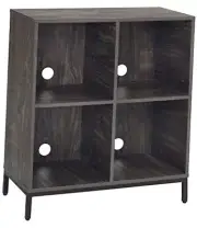 Jacobsen Storage Cube Bookcase and Record Player Stand with Single Bookcase