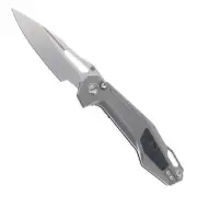 Ketuo Griffin V3 Folding Knife Titanium/Forged CF Handle M390 Plain KT-Griffin/S