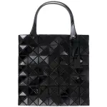 【ISSEY MIYAKE 三宅一生】BAOBAO 亮面方格7X7肩背/手提包(黑色)