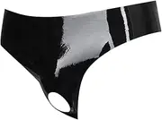 [Generic] Mens Thong Underwear Sexy Lingerie Low Rise Brief Valentines Hipsters Novelty Exotic Style Breathable Comfort Panties