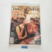 1990 MAY TRAVEL & LEISURE MAGAZINE PARIS SECERTS FOR SAVING FRANCS PERKS -SEALED