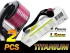 2x TMT Derma Micro Skin Roller Kit (1.0-1.5mm) Beard, Hair Growth, Scars, Acne