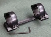 CZ550 1 piece rifle scope mounts, 34mm rings and base, STEEL MATTE.