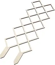 MINAOLULUS Wooden Plant Trellis Support Rack for Climbing Vines Orchids Tomatoes Durable Indoor Garden Frame with Honeycomb Design Sturdy Plant Support System