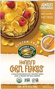 Nature's Path Organic Honeyed Corn Flakes, 300g