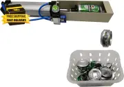 Air Cylinder Can Crusher Heavy Duty Efficient Soda Beer Smasher, Eco-Friendly Re