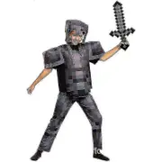 My World Minecraft Diamond Armor Series Cosplay Game Character Performance Costume BSSM L