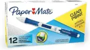 Paper Mate Clearpoint Mechanical Pencils, HB #2 Lead (0.7mm), Blue 12-Count