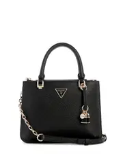 GUESS Black Ilia Small Girlfriend Satchel Bag