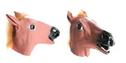 Horse Head Face Mask Halloween Latex Rubber Costume Party