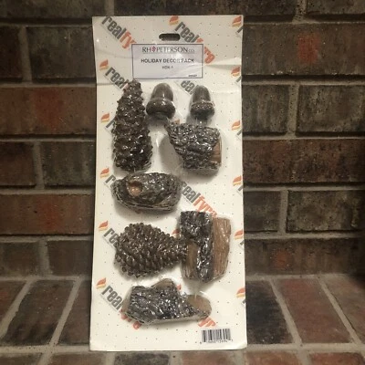 Real Fyre HDK-1 Gas Log Holiday Decor Kit Fake Logs Gas Logs