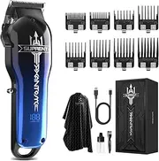 SUPRENT Hair Clippers for Men Professional - 7000 RPM Powerful Cordless Hair Clippers with Ceramic Taper Blade, Zero-Gapped Barber Clippers Set - Type C Rechargeable, Fashion Gifts for Men