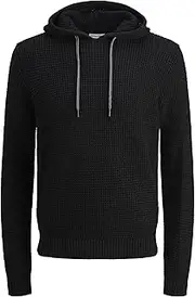 JACK & JONES Men's Jjlink Knit Hoodie