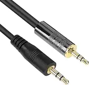 Movo MV-RC100 3.5mm Male Line-in to Male Microphone Attenuator Cable for HDSLR Cameras
