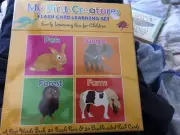 North Parade My First Creatures Flashcard Learning Set Freepost Acc49