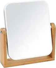 Vanity Mirror Makeup Mirror with Stand, 1X/3X Magnification Double Sided 360 Degree Swivel Magnifying Mirror, 8 Inch Portable Table Desk Counter top Mirror Bathroom Shaving Mirror