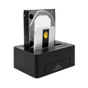 WIZPLAT USB-C 2-Bay External HDD/SSD Docking Station with Clone WIZ-3082C