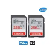 Sandisk Ultra 256GB SD Memory card for Camera/ Trail Camera / Computers (2 Pack)