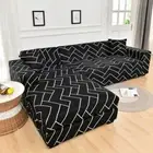 Geometric Sofa Cover Couch Cover Elastic Living Room Corner Armchair Slipcovers