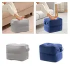 Inflatable Foot Rest Pillow Foot Rest Under Desk for Desk Long Flight Plane