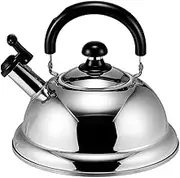 JapanBargain, Quickone Takei Energy-Saving Fuefuki Whistle Kettle, Induction Cookware, Made in Japan, 2.5 Liter