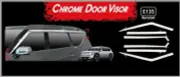 Chrome Window Vent Visors Rain Sun Shield E135 6Pcs Ems Silver for Kia EV9 2024+