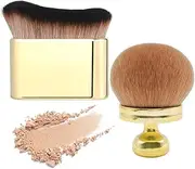 2 Pcs Large Body Makeup Brush,Mousse Blending Brush For Body Foundation,Even Blending of Foundation, Ensures Even Flawless Coverage.