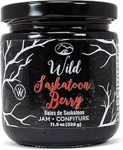 Wild Saskatoon Berry Jam | 11.5 oz / 326 g / 250 ml | Local | West Coast Wild Foods