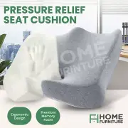 Car Seat Cushion Memory Foam Lumbar Back Pillow Coccyx Chair Support Sit Upright