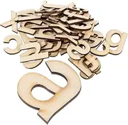 Levemolo Unfinished Wooden Letters DIY Craft Boys and Girls Learning Toy Blank Alphabet Decor Wall Sign Greek Letters Home Decor