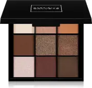 Gabriella salvete 9 eyeshadow palettes with diamond mirror Bronze Eyeshadow Palette 9 g